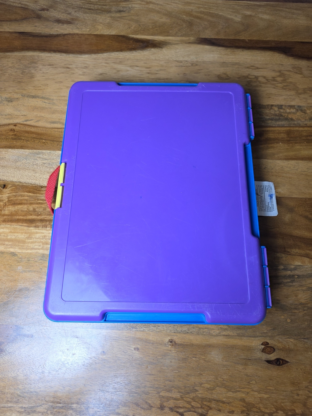 Vintage 90s Crayola Kids Lap Desk & Art Storage Carry Case - Picture 6 of 8